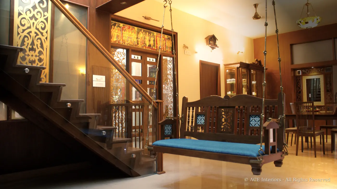Teak Oonjal Swing