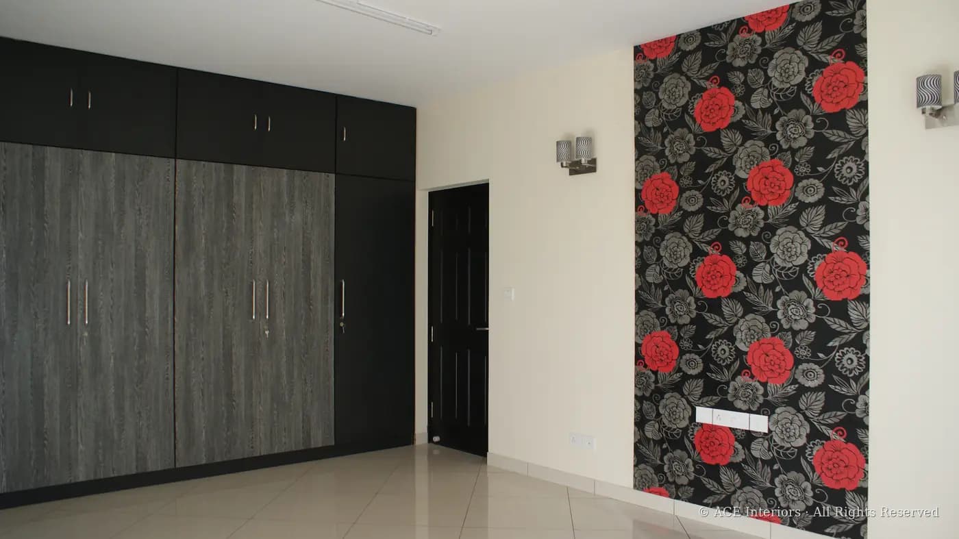 Floral Accent Wardrobe