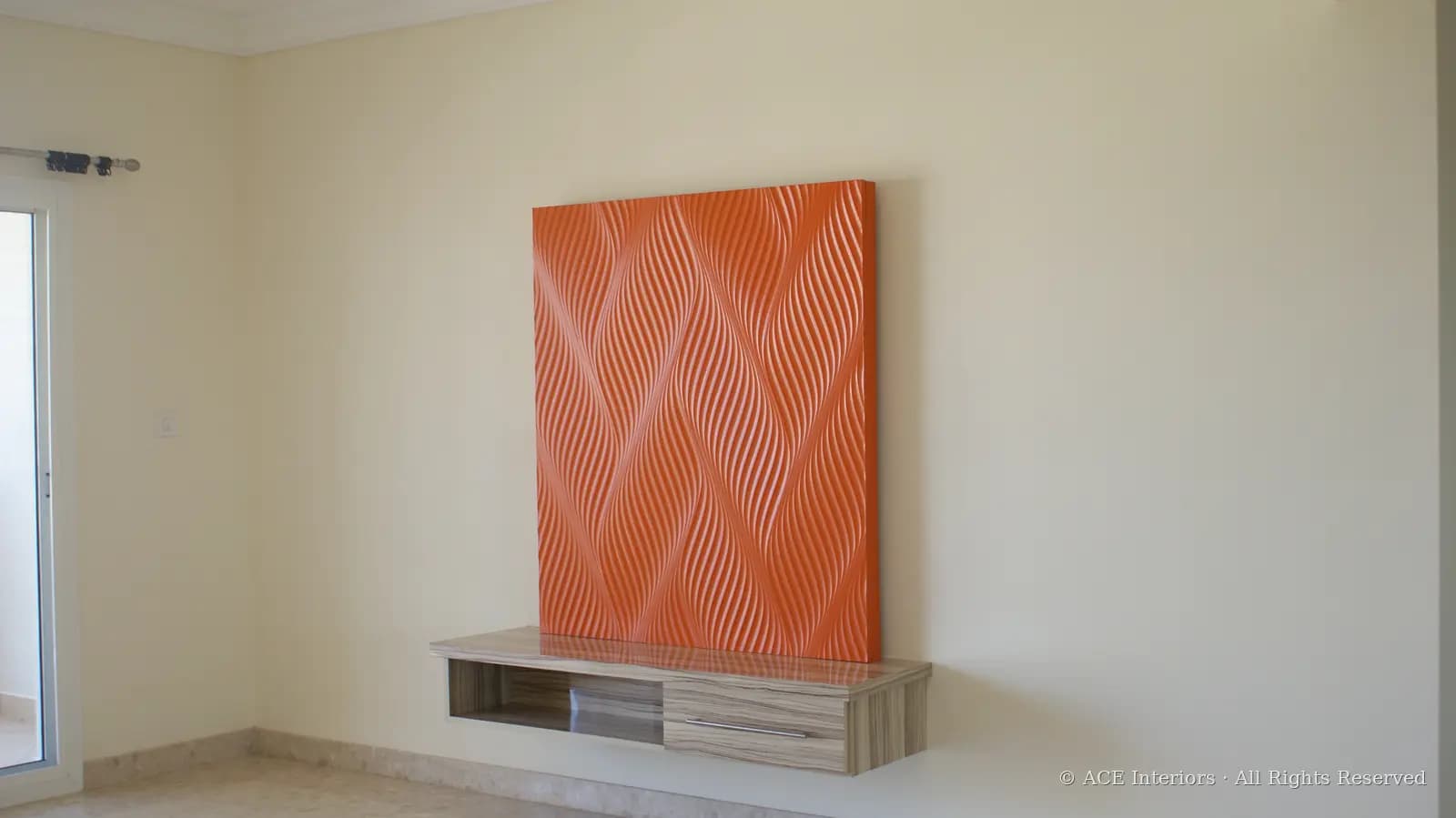 Living Spaces interior design by ACE Interiors, Chennai